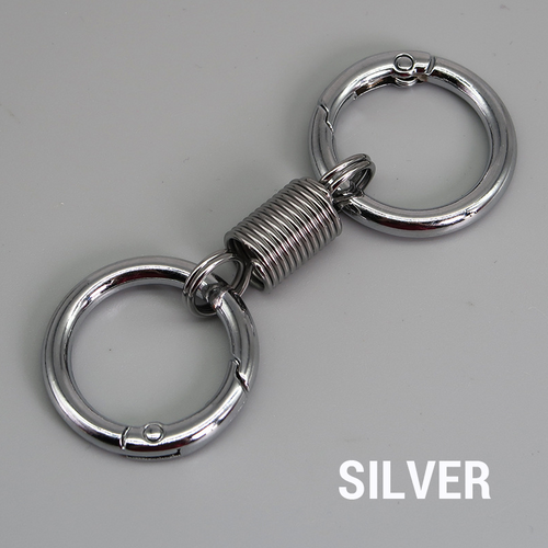 (🔥2024Last Day Promotion - 49% off)Nordic Retro Spring Double Ring Keychain